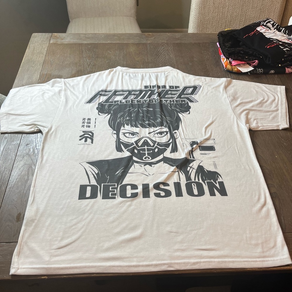SHEIN men’s Size XXL White Cartoon design